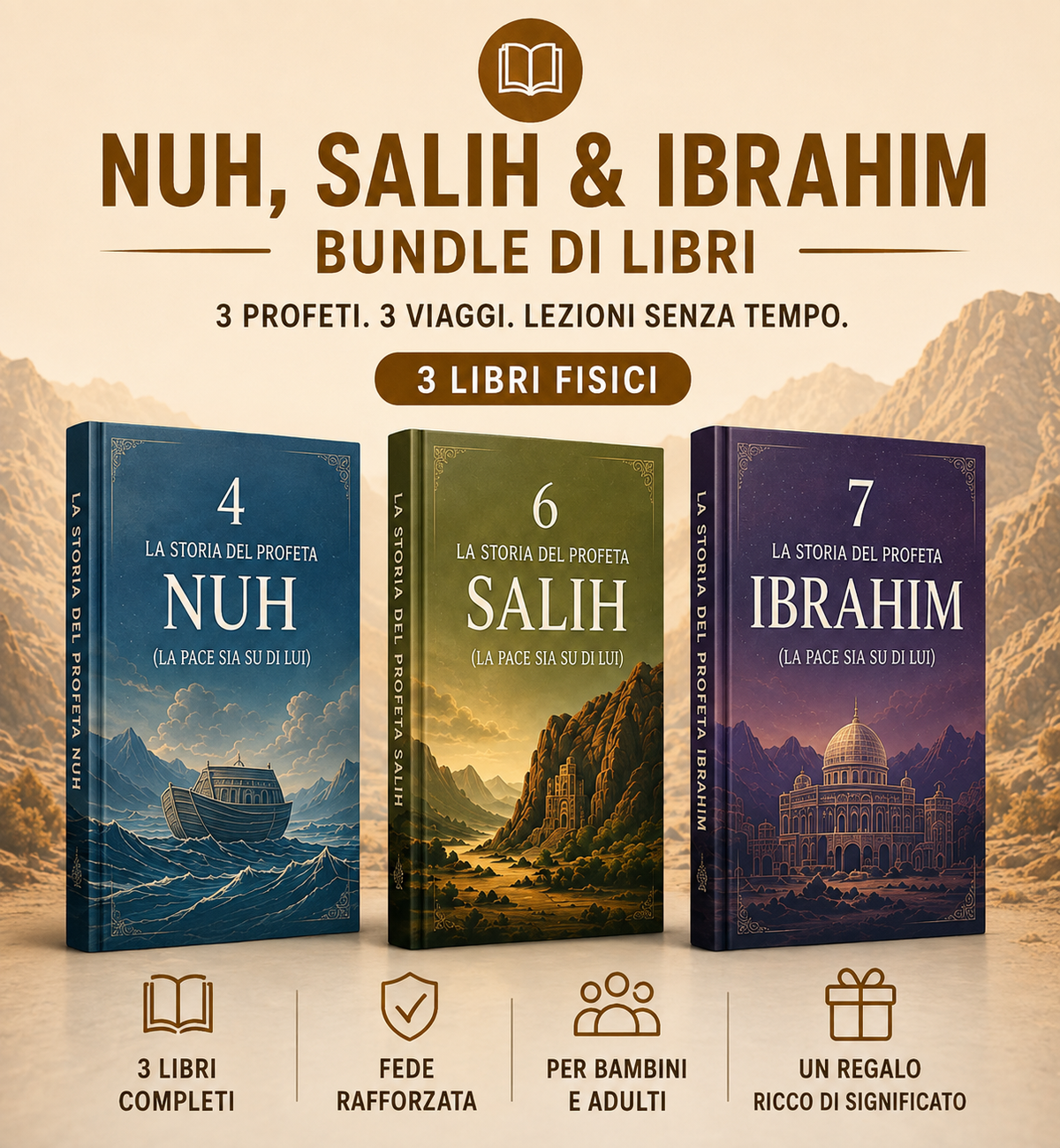 Print book Trio - Nuh, Salih, Ibrahim (AS) (IT)