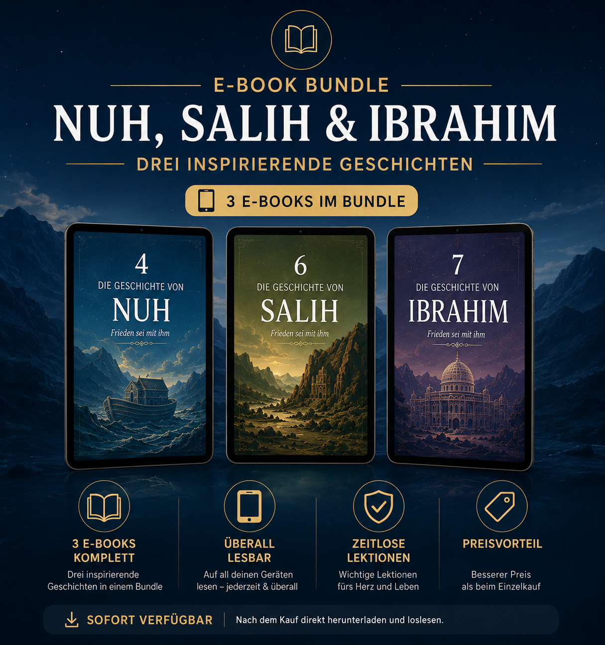 E-Book Trio - Nuh, Salih, Ibrahim (AS) (Deutsch)